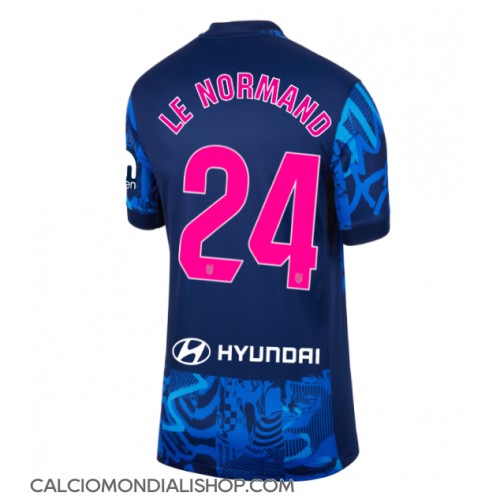 Maglie da calcio Atletico Madrid Robin Le Normand #24 Terza Maglia Femminile 2024-25 Manica Corta